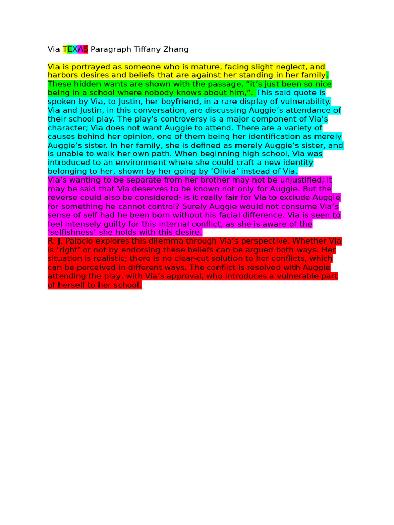 Texas Paragraph Via | PDF