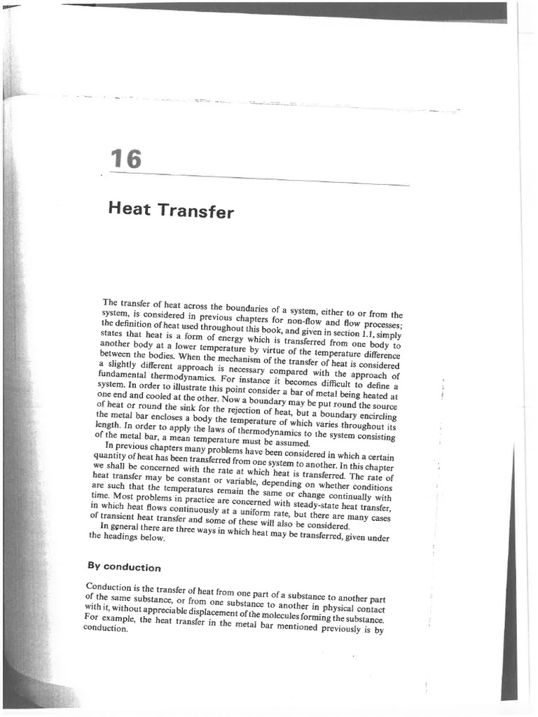 Chapter 16 Heat Transfer | PDF