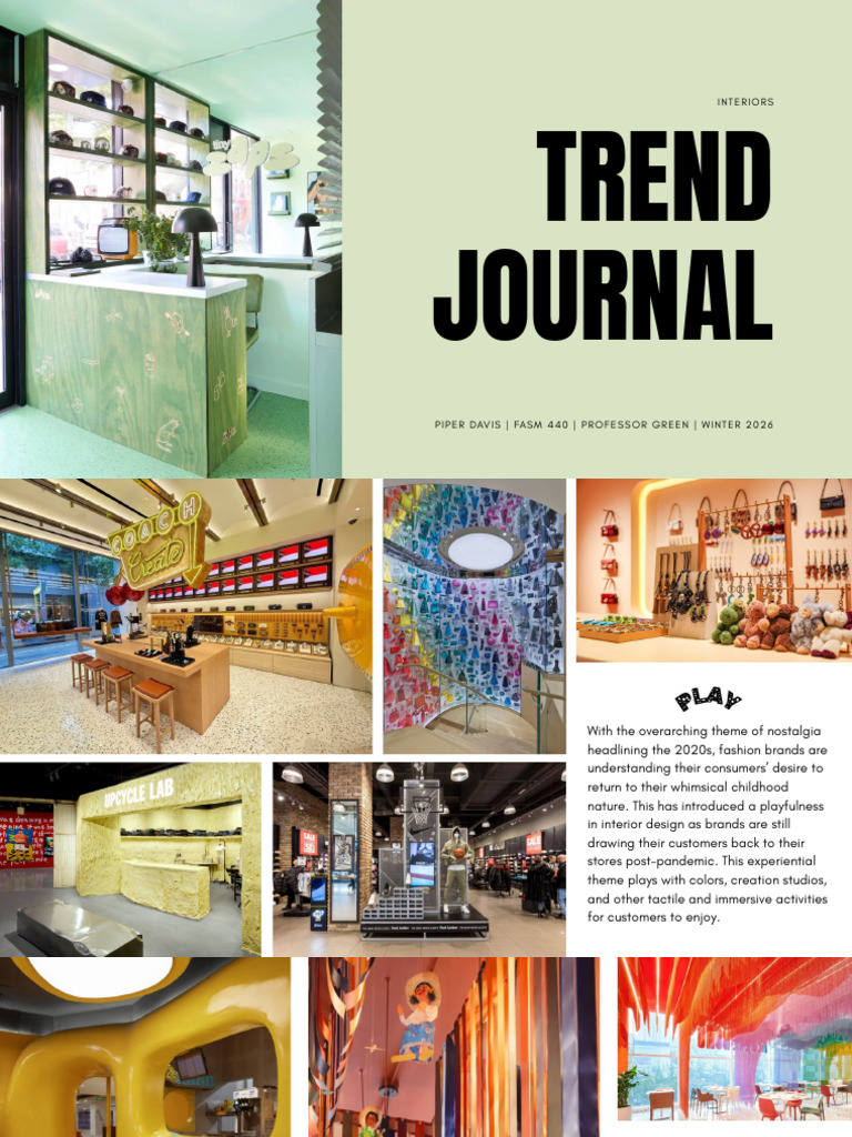 Visual Merchandising Trend Journal: Interiors | PDF