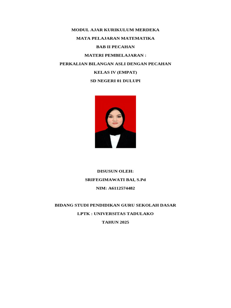 RPP Kurikulum Merdeka Ukin | PDF