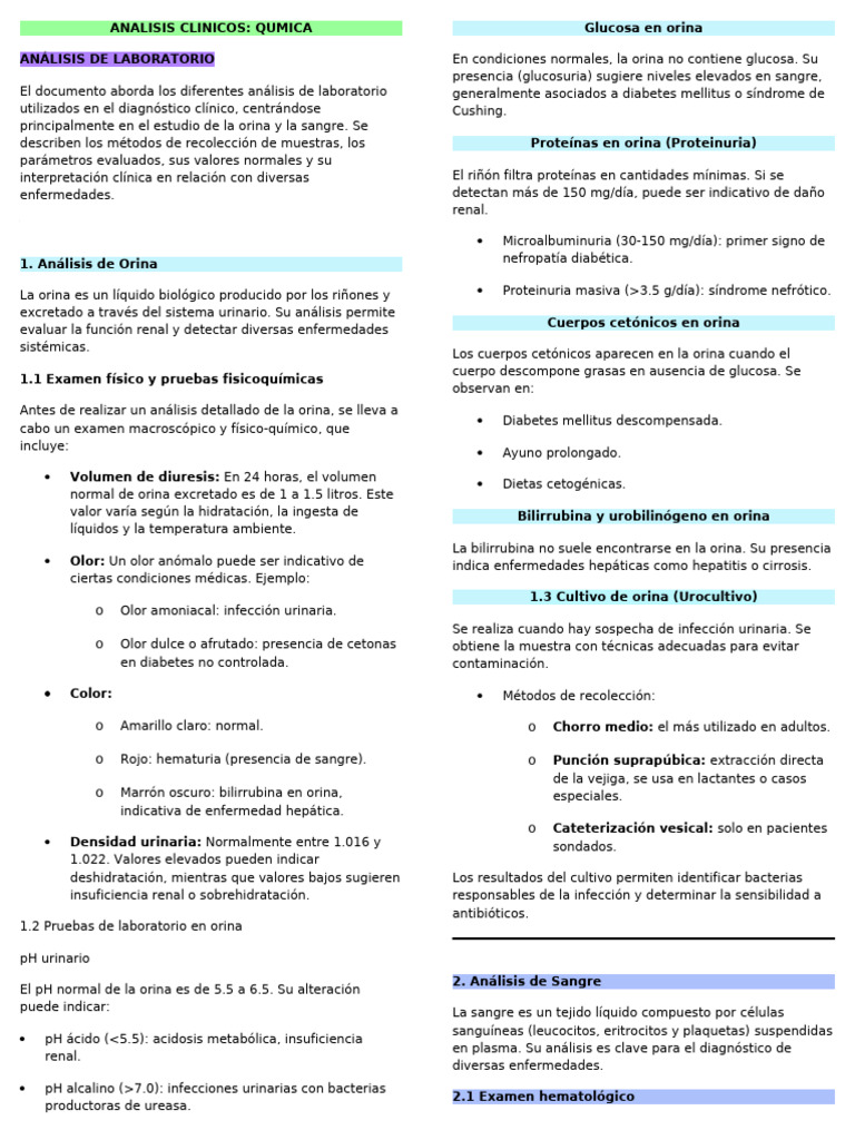 Analisis Clinicos | PDF | Carbohidratos | Diabetes