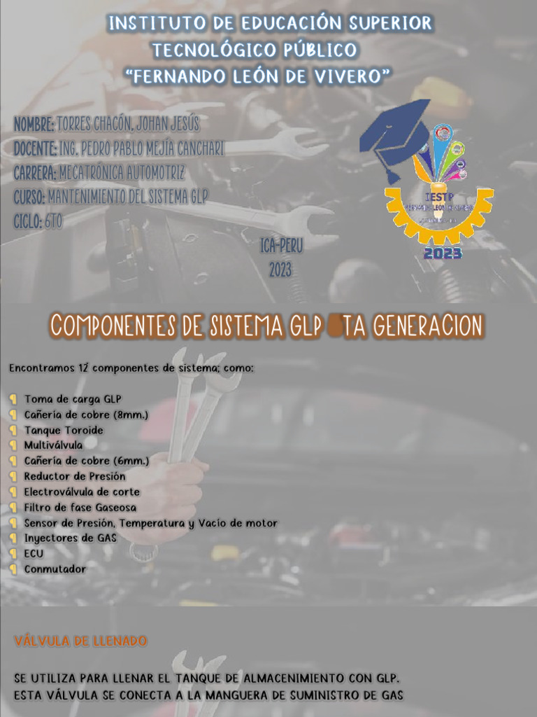 Componentes Del Sistema de GLP de 5ta Generación | PDF | Gas de ...