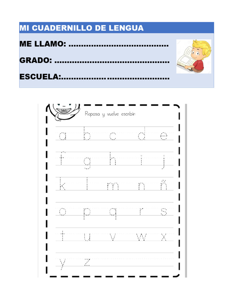 Mi Cuadernillo de Lengua - Primer Grado | PDF