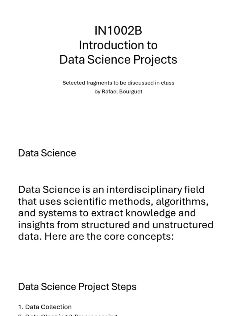 Data Science Projects | PDF