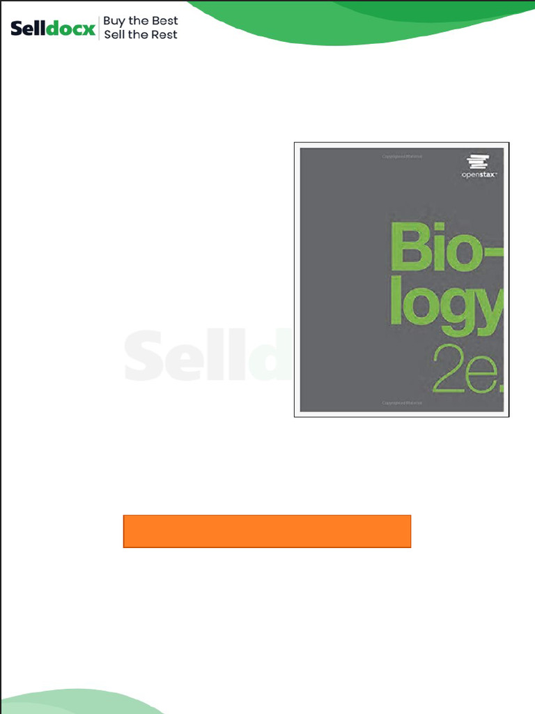 Solution Manual For Biology 2nd Edition by Openstax | PDF | Chemical ...
