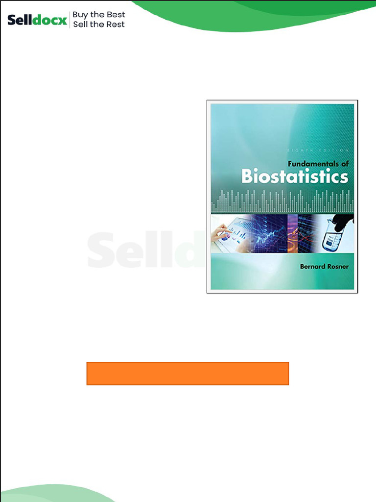 Solution Manual For Fundamentals of Biostatistics 8th Edition by