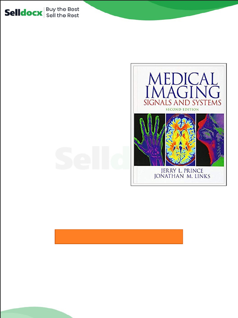 Solution Manual For Medical Imaging Signals and Systems 2nd Edition by ...