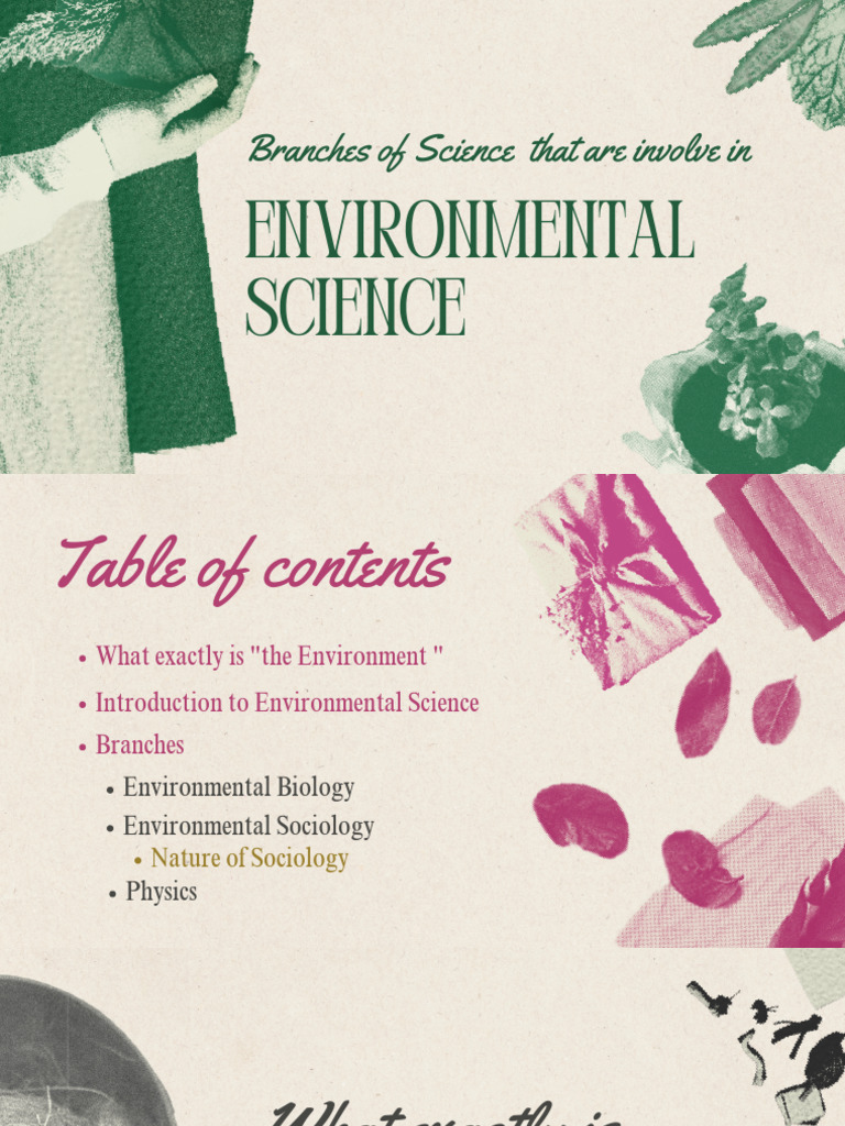 Environmental Science Ppt(1) | PDF | Sociology | Physics