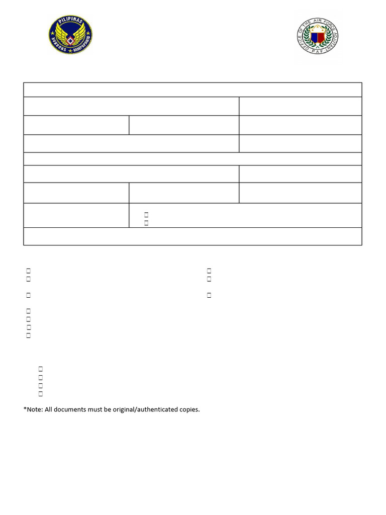 2.5 Application Form For PAF Mutual Relief System (PAFMRS) | PDF
