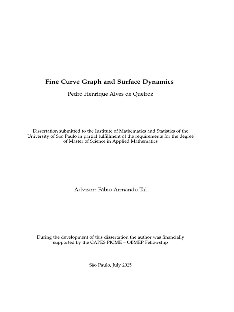 Tese Mestrado Alves de Queiroz | PDF | Topological Spaces | Geometry