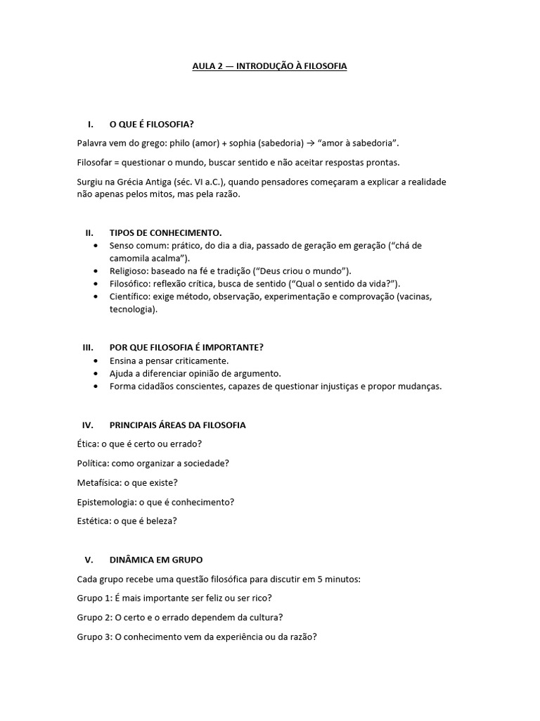 Aula 2 | PDF