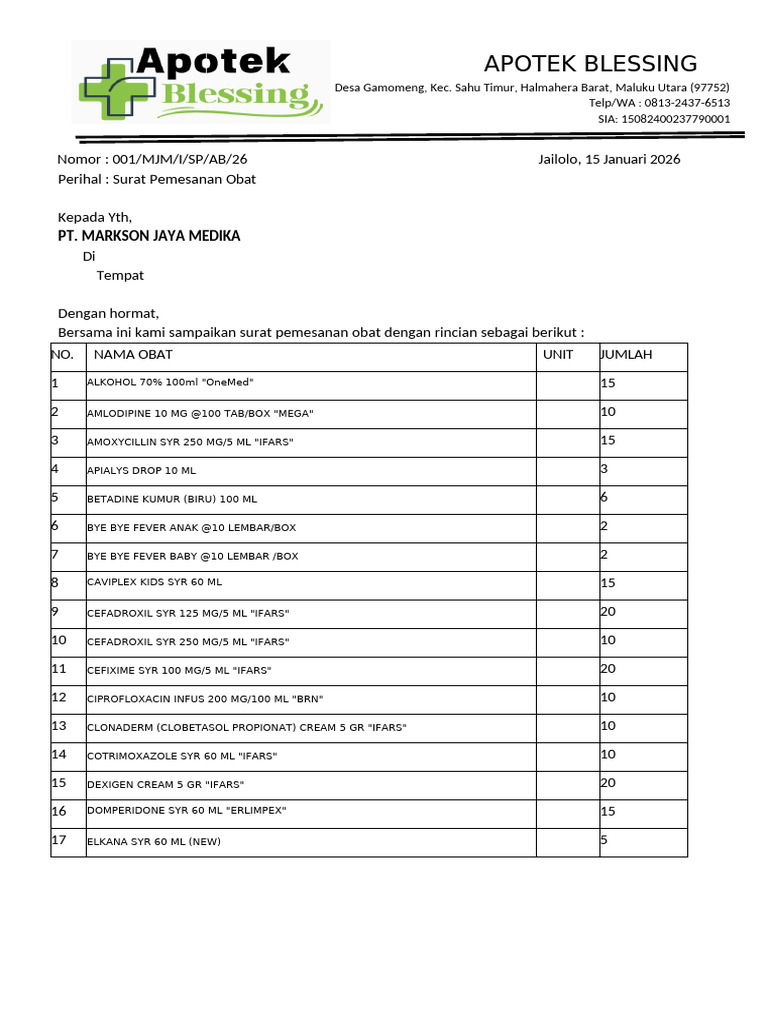 2026 SP 1 MJM 15012026 | PDF