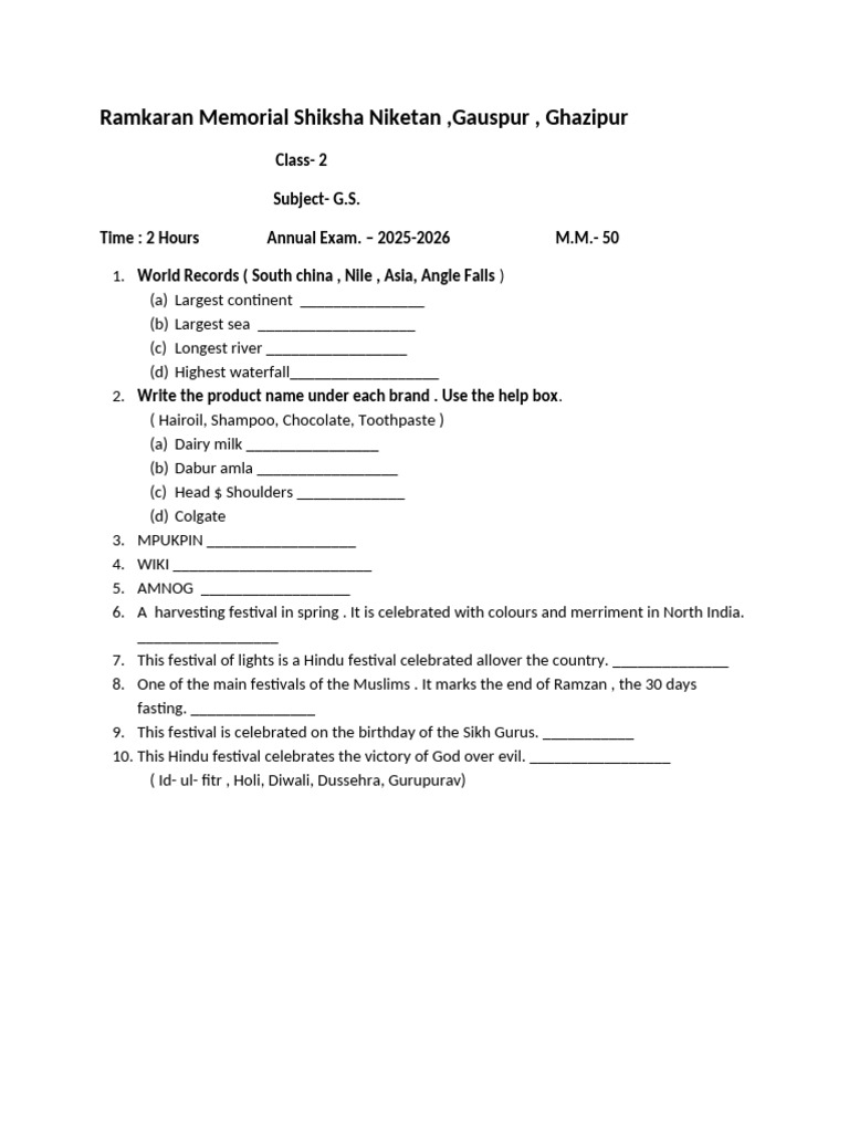 Class 2 Gs | PDF