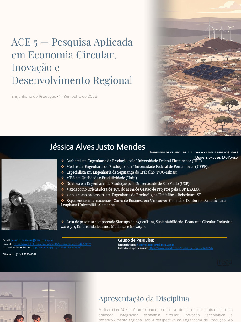 ACE-5 Aula 1 Apresentação Da Disciplina | PDF | Empresa Startup ...