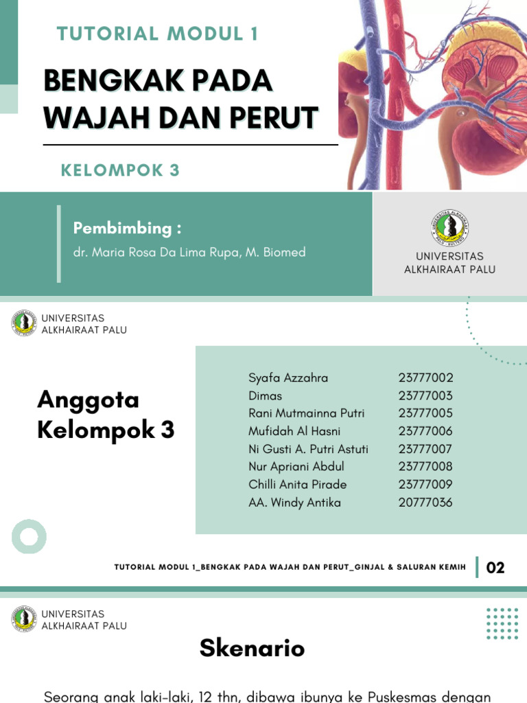 Tutorial - Modul 1 - Bengkak Pada Wajah Dan Perut - Kel. III - Ginjal ...