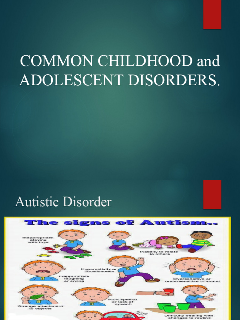 Child and Adolescent Disorder | PDF