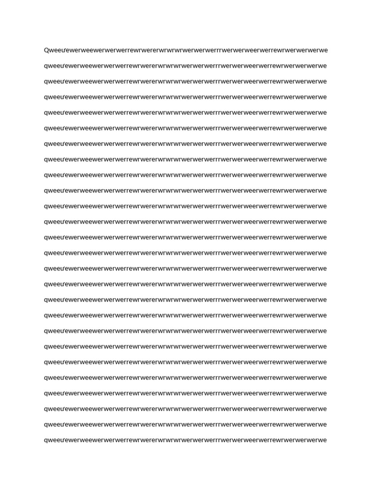 Qwee | PDF