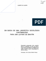 DM - Em Busca de Uma Linguistica Sociologica (CASTRO, 1993)