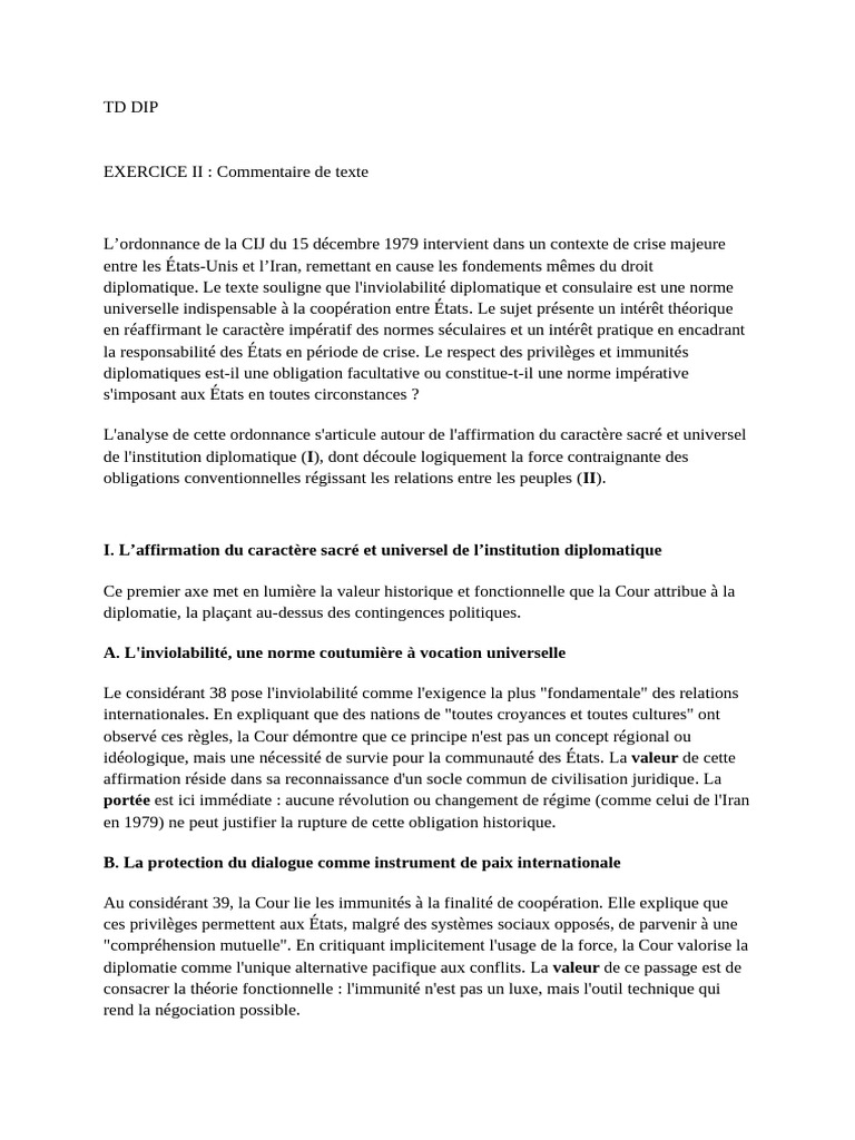 TD Dip | PDF | État | Sciences politiques