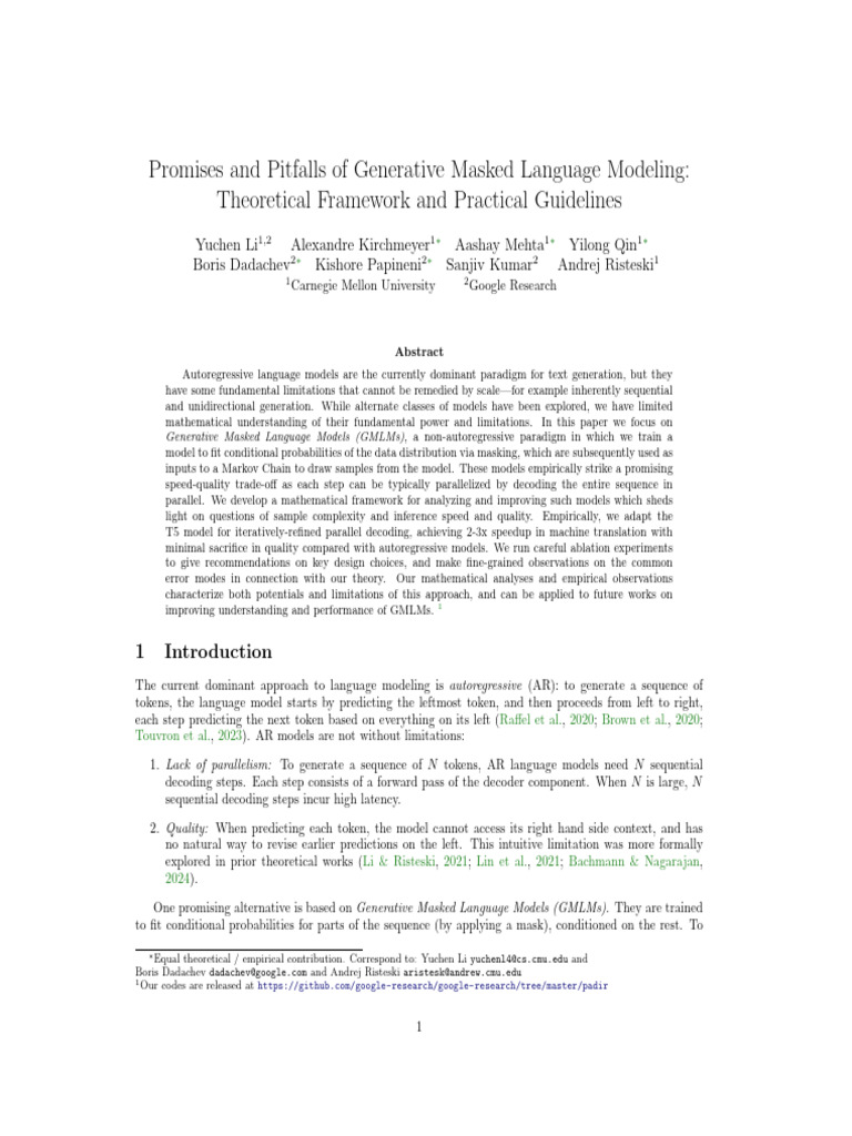 Li Et Al. - 2024 - Promises and Pitfalls of Generative Masked Language ...