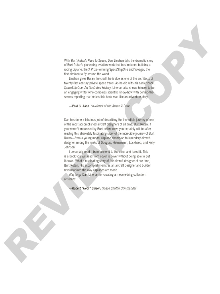 Burt Rutan Spreads Final (2) | PDF | Aviation | Aerospace