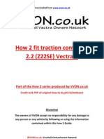 How To Fit Traction Control Z22SE