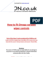How To Omega Variable Wipers