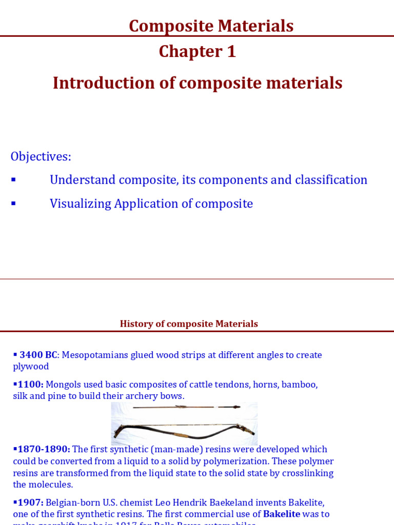 1 Introduction Composite | PDF | Composite Material | Fiberglass