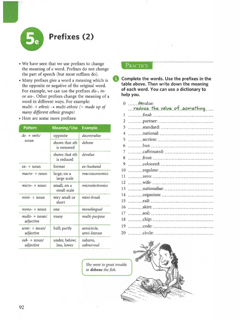 5. Prefixes (2) | PDF | Syntax | Linguistic Typology