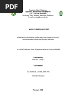 CEPOD Surgery Urgency Classification | PDF