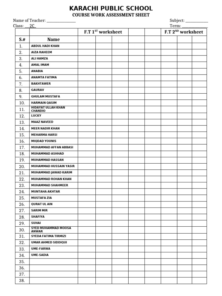 2c New Course Assessment 25 - 26 | PDF