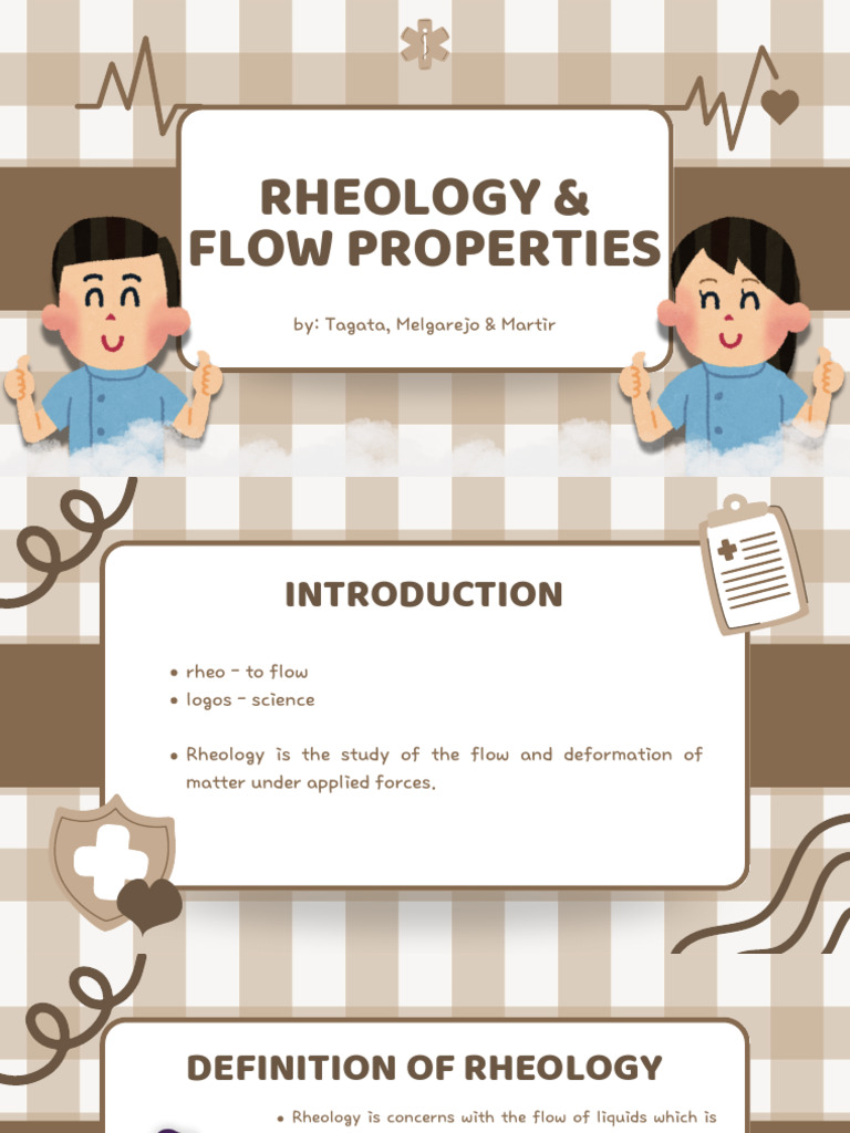 Rheology Flow Properties | PDF | Rheology | Viscosity