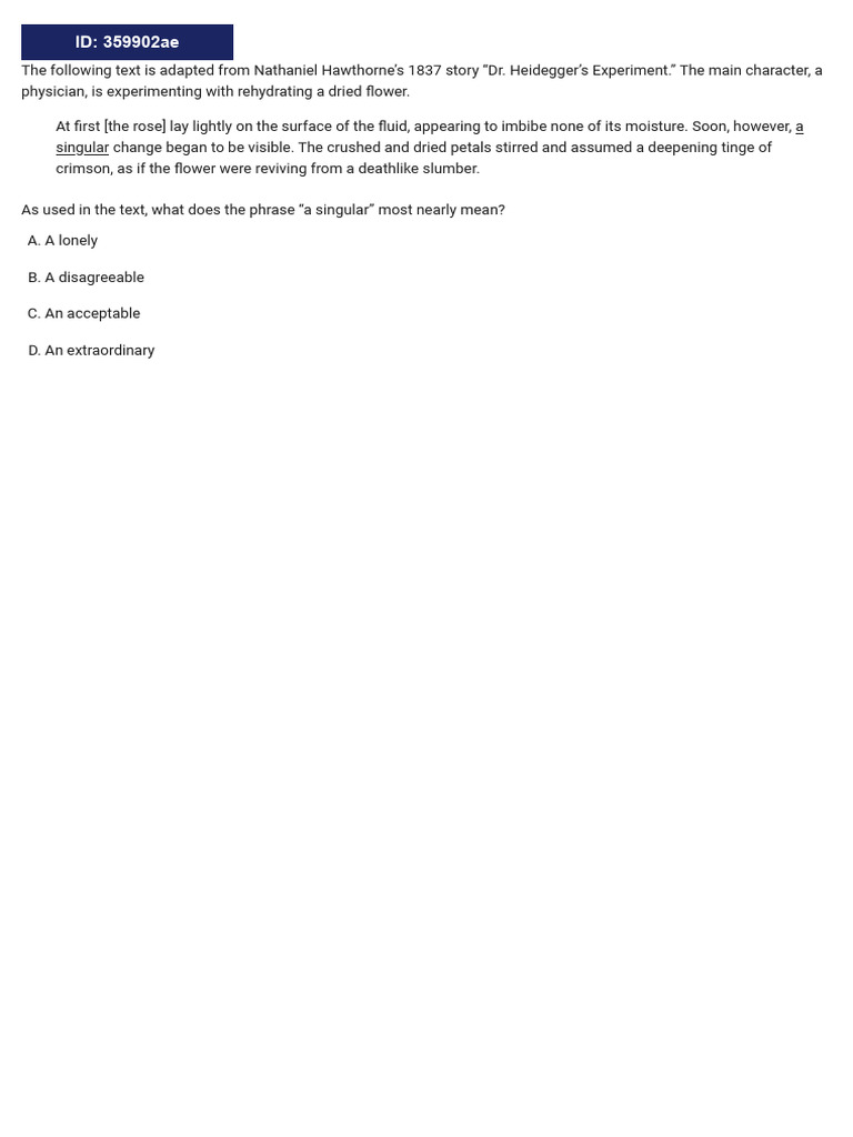 Craft & Structure - Mix Questions | PDF | Umami | Taste