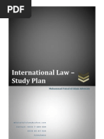 International Law - Study Plan