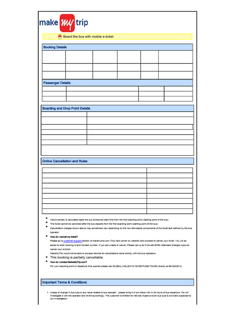 NU710921155134548Eticket | PDF | Bus | Transport