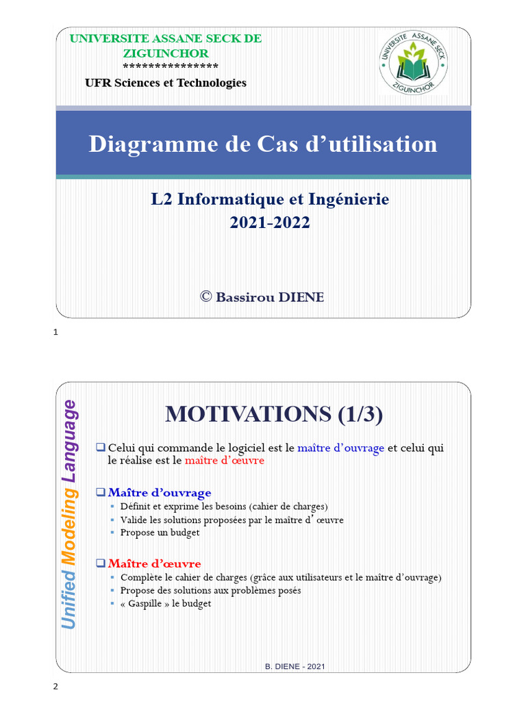 Chapitre3 DCU | PDF | Cas d'utilisation | Banques