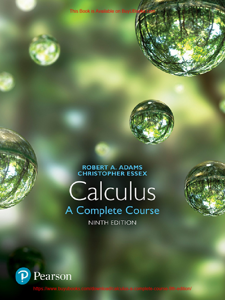 Calculus A Complete Course (9th Edition) PDF | PDF | Trigonometric ...