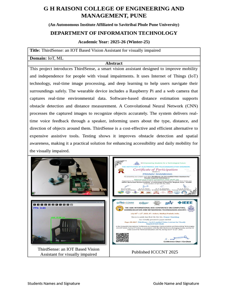 Project Report Template | PDF
