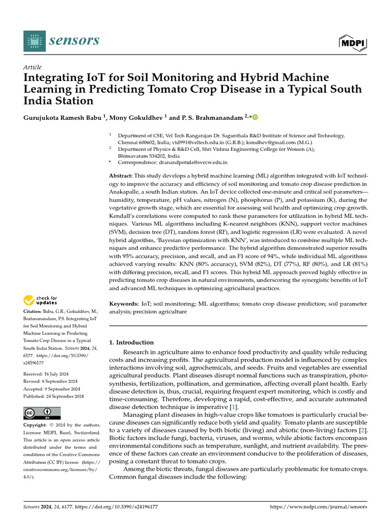 sensors-24-06177-v2 (4) | PDF | Machine Learning | Internet Of Things