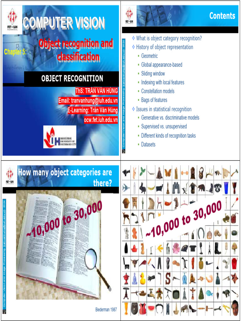 15 Chapter 5 CV Object Recognition and Classification Object ...