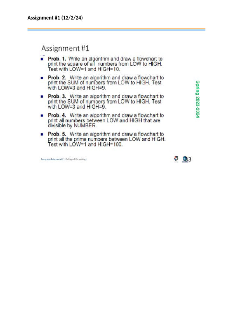 Assignment #1 | PDF