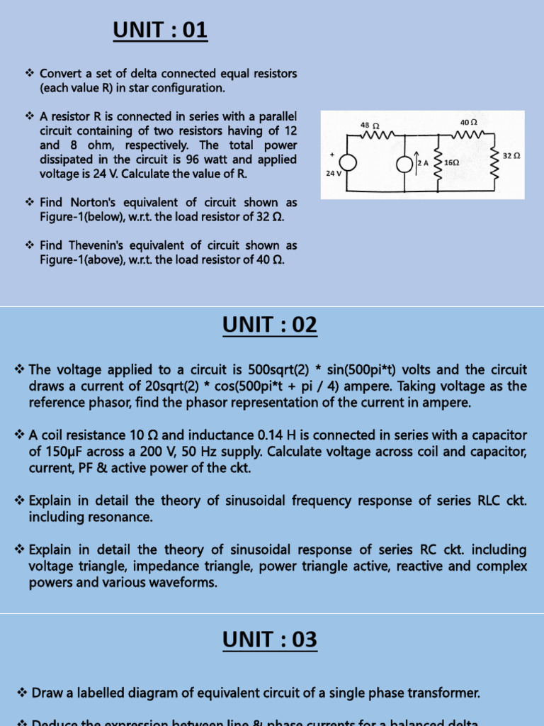 Basic Electrical Engineerig | PDF | Series And Parallel Circuits ...