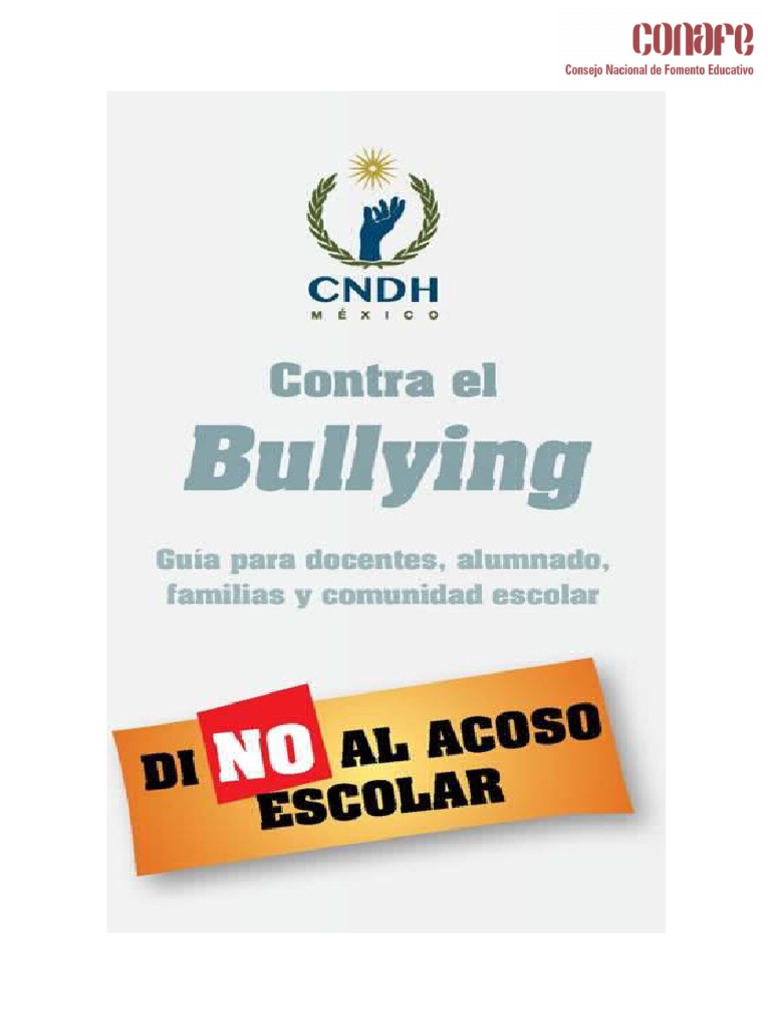 Guía Para Evitar y Prevenir El Acoso Escolar. (1) | PDF