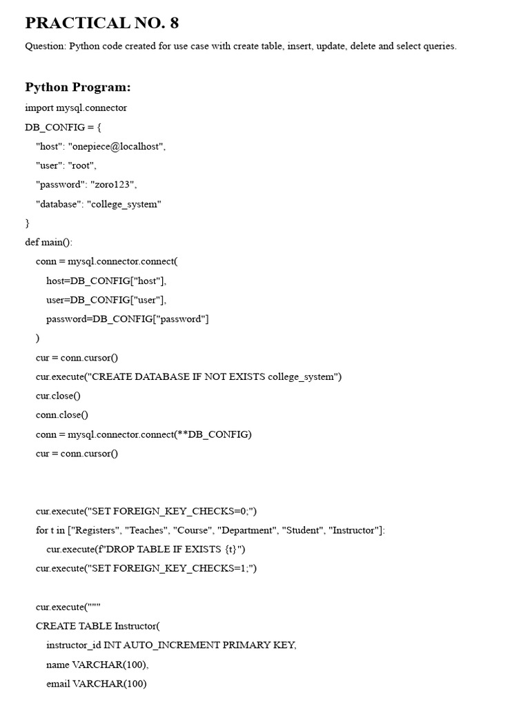 DBMS 8 | PDF | Databases | My Sql