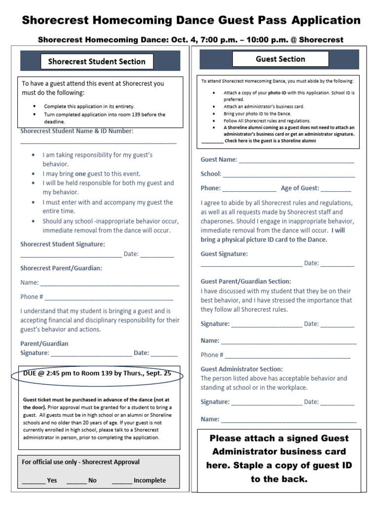 Guest Pass | PDF