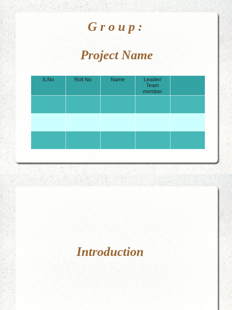 Presentation PPT Major Project Format | PDF | Information Science ...
