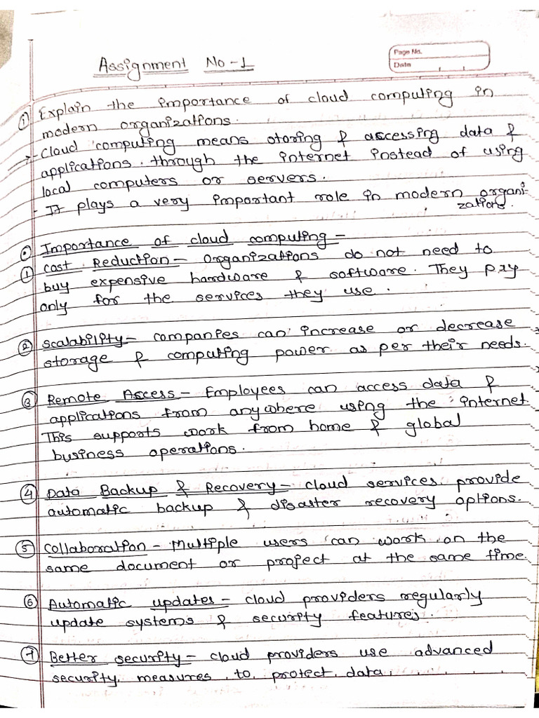 CC Assignment 1 | PDF