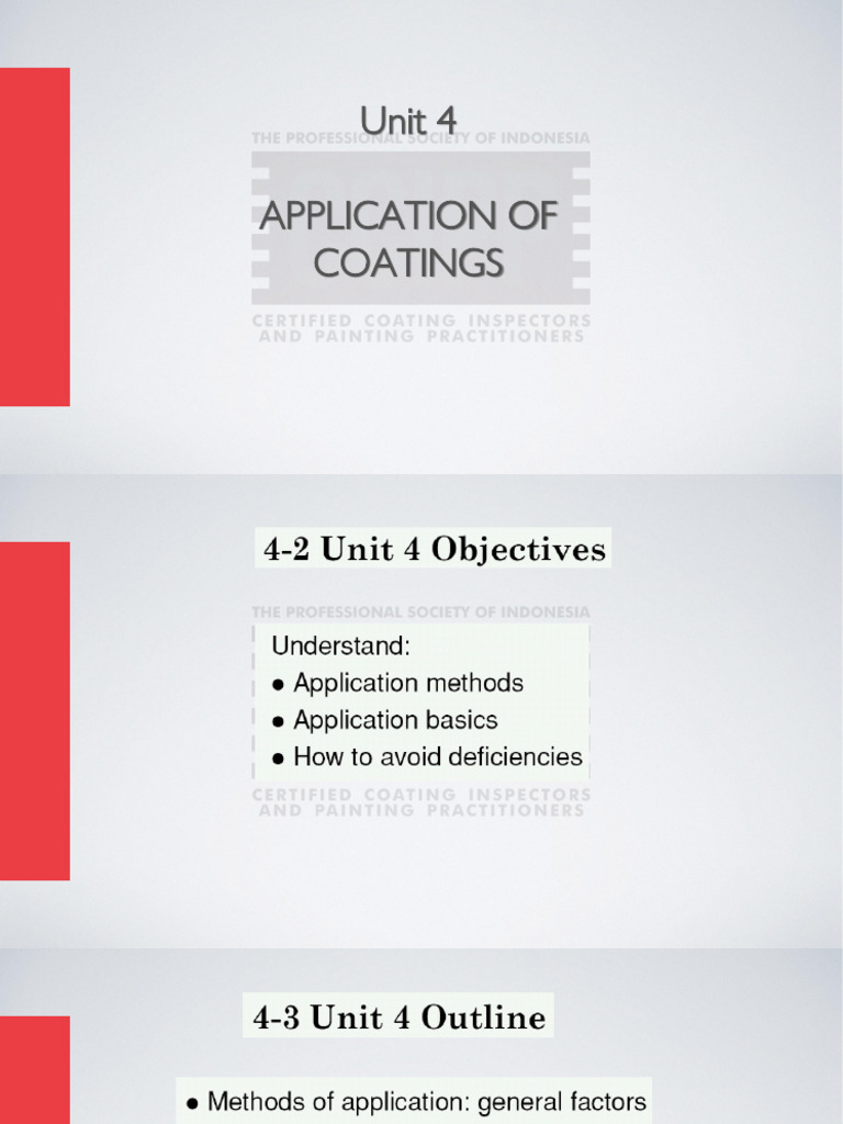 Aplication Coating, SHOW | PDF