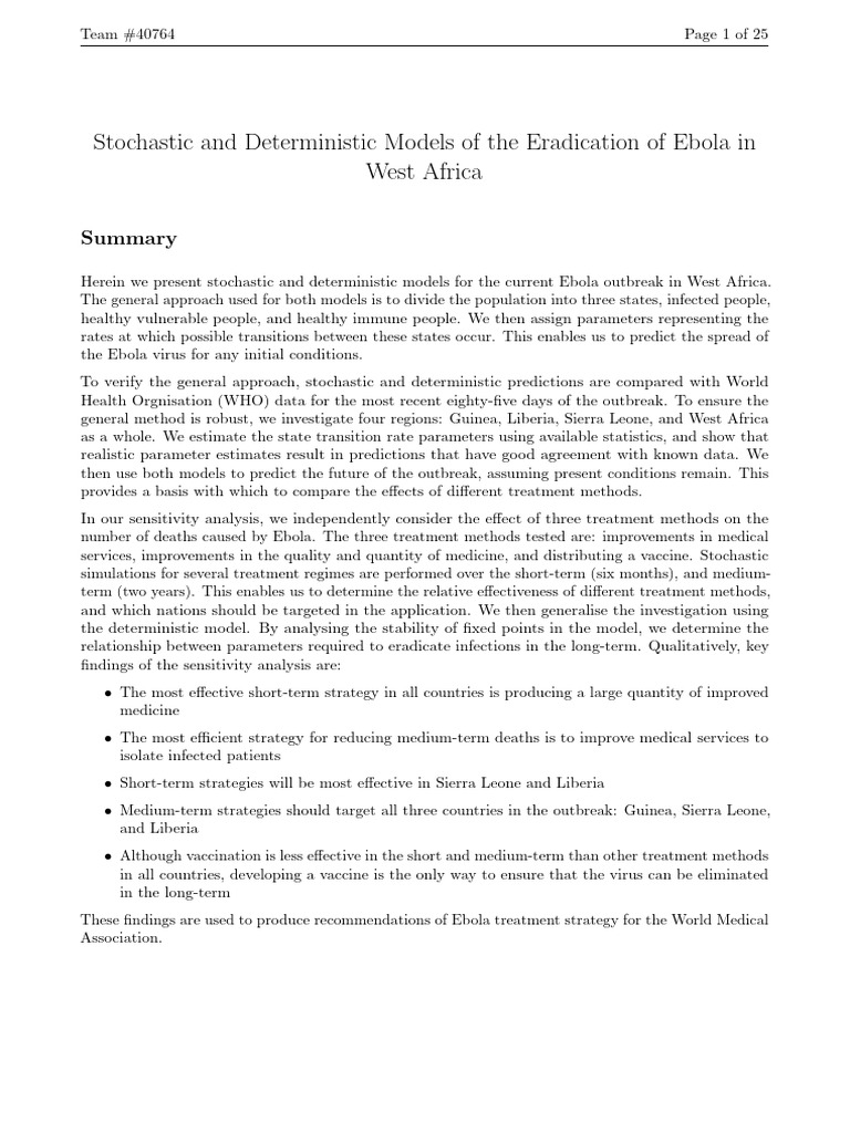 A 40764 Outstanding | PDF | Infection | Simulation