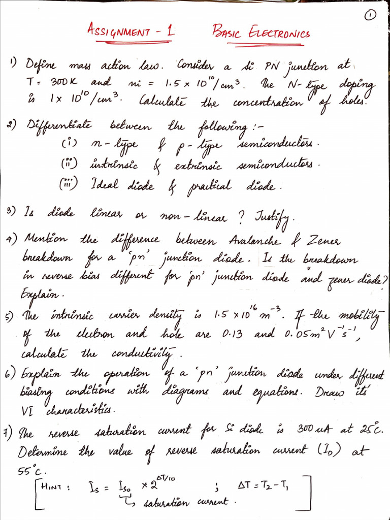 BE Assignment 1 - 2nd Sem | PDF